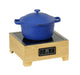 Cal-Mil 23178-21 Sydney Countertop Induction Range w/ (1) Burner - Oak, 120v-cityfoodequipment.com