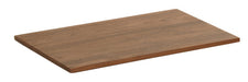 Cal-Mil 23180-1220-78 Rectangular Display Riser - 12" x 20" x 3/4", Walnut-cityfoodequipment.com