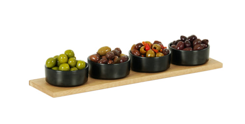 Cal-Mil 23180-206-21 Rectangular Display Riser - 20" x 6" x 3/4", Oak-cityfoodequipment.com