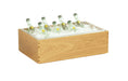 Cal-Mil 23184-12-21 Rectangular Ice Housing - 21 1/4"L x 13 1/4"W x 7"H, Oak-cityfoodequipment.com