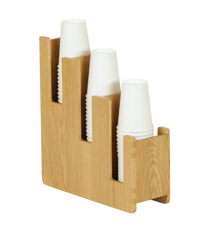 Cal-Mil 23187-21 Cup & Lid Organizer, (3) Compartment, All Cup Types-cityfoodequipment.com