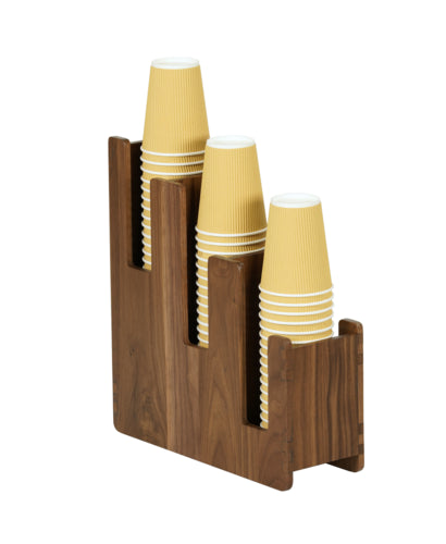 Cal-Mil 23187-78 Cup & Lid Organizer, (3) Compartment, All Cup Types-cityfoodequipment.com