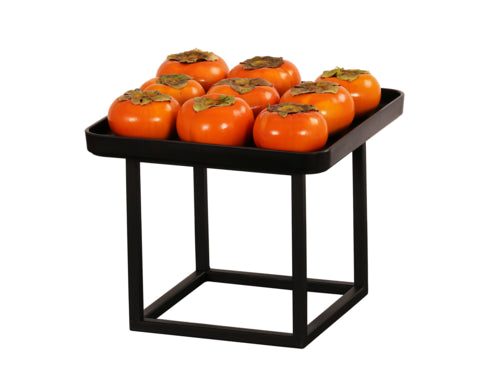 Cal-Mil 23201-10-13 10" Square Display Riser - 10"H, Metal, Black-cityfoodequipment.com