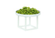 Cal-Mil 23201-8-15 8" Square Display Riser - 8"H, Metal, White-cityfoodequipment.com