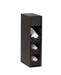 Cal-Mil 23421-13 3 Compartment Countertop Lid Organizer - ABS, Black-cityfoodequipment.com