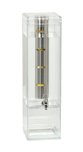 Cal-Mil 23423-3INF 3 gal Beverage Dispenser w/ Infuser - Polycarbonate Container, Clear Base-cityfoodequipment.com