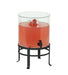 Cal-Mil 23424-3INF-13 3 gal Beverage Dispenser w/ Infuser - Polycarbonate Container, Clear Base-cityfoodequipment.com