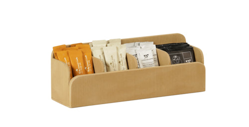 Cal-Mil 23427-122 Condiment Organizer w/ (4) Bins - Brown-cityfoodequipment.com