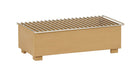Cal-Mil 23432-122 Rectangular Chafer Alternative - 20"W x 10"D x 6"H, Upcycled Rice Hulls, Brown-cityfoodequipment.com