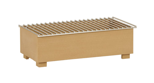 Cal-Mil 23432-122 Rectangular Chafer Alternative - 20"W x 10"D x 6"H, Upcycled Rice Hulls, Brown-cityfoodequipment.com
