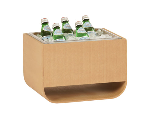Cal-Mil 23433-10-122 Rectangular Ice Housing - 14"L x 11"W x 9 1/2"H, Upcycled Rice Hulls-cityfoodequipment.com