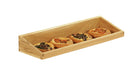 Cal-Mil 23442-620-21 Rectangular Display Tray - 20" x 6" x 3", Oak-cityfoodequipment.com