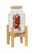 Cal-Mil 23444-2INF-122 2 gal Beverage Dispenser w/ Infuser - Acrylic Container, Brown Base-cityfoodequipment.com