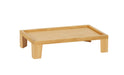 Cal-Mil 23600-6-21 Rectangular Display Tray - 12" x 20" x 6", Oak-cityfoodequipment.com
