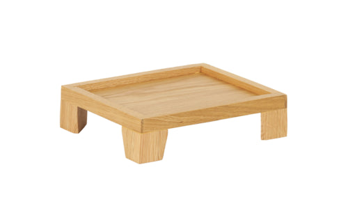Cal-Mil 23601-3-21 Rectangular Display Tray - 10" x 12" x 3", Oak-cityfoodequipment.com