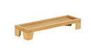 Cal-Mil 23602-3-21 Rectangular Display Tray - 20" x 6" x 3 1/4", Oak-cityfoodequipment.com