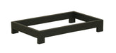 Cal-Mil 23603-3-13 Rectangular Display Tray - 12" x 20" x 3", Metal, Black-cityfoodequipment.com