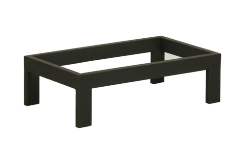 Cal-Mil 23603-6-13 Rectangular Display Tray - 12" x 20" x 6", Metal, Black-cityfoodequipment.com