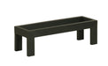 Cal-Mil 23605-6-13 Rectangular Display Tray - 6" x 20" x 6", Metal, Black-cityfoodequipment.com