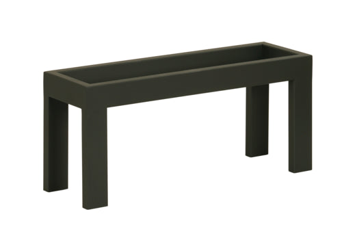 Cal-Mil 23605-9-13 Rectangular Display Tray - 6" x 20" x 9", Metal, Black-cityfoodequipment.com