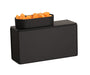 Cal-Mil 23702-11-13 Rectangular Display Tray - 20 1/2" x 7" x 11", Metal, Black-cityfoodequipment.com