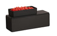 Cal-Mil 23702-7-13 Rectangular Display Tray - 20 1/2" x 7" x 7", Metal, Black-cityfoodequipment.com