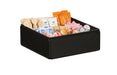 Cal-Mil 23703-13 Condiment Organizer w/ (9) Bins - Black-cityfoodequipment.com