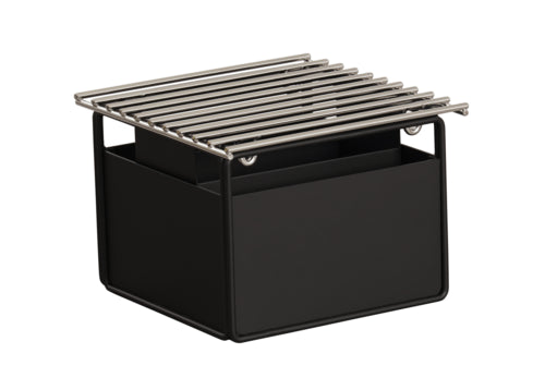 Cal-Mil 23706-13 9" Square Chafer Alternative - 7 1/4"H, Metal, Black-cityfoodequipment.com