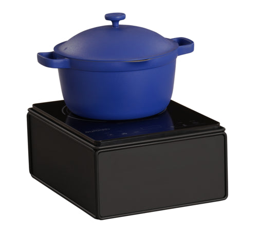 Cal-Mil 23707-13 Onyx Countertop Induction Range w/ (1) Burner - Black, 120v-cityfoodequipment.com