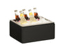 Cal-Mil 23709-10-13 Rectangular Ice Housing - 13"L x 10 1/2"W x 7"H, Metal, Black-cityfoodequipment.com