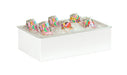 Cal-Mil 23712-12-15 Rectangular Ice Housing - 12"L x 20"W x 6"H, Metal, White-cityfoodequipment.com