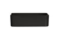 Cal-Mil 24002-10-13 10" Square Melamine Deep Bowl - Black-cityfoodequipment.com