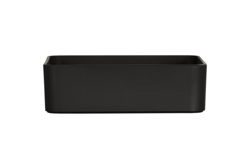 Cal-Mil 24002-10-13 10" Square Melamine Deep Bowl - Black-cityfoodequipment.com