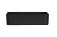 Cal-Mil 24002-12-13 12" Square Melamine Deep Bowl - Black-cityfoodequipment.com