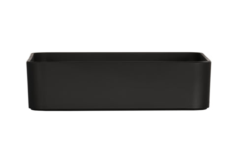 Cal-Mil 24002-12-13 12" Square Melamine Deep Bowl - Black-cityfoodequipment.com