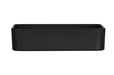 Cal-Mil 24002-14-13 14" Square Melamine Deep Bowl - Black-cityfoodequipment.com