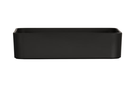 Cal-Mil 24002-14-13 14" Square Melamine Deep Bowl - Black-cityfoodequipment.com
