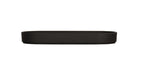 Cal-Mil 24003-136-13 13" x 6" Oval Hudson Platter - Melamine, Black-cityfoodequipment.com