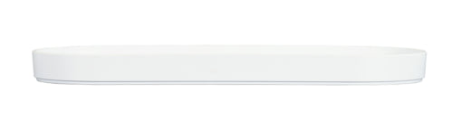 Cal-Mil 24003-208-15 20" x 8" Oval Hudson Platter - Melamine, White-cityfoodequipment.com