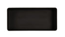 Cal-Mil 24004-136-13 Rectangular Melamine Bowl - 13" x 6", Black-cityfoodequipment.com