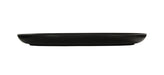 Cal-Mil 24005-139-13 13" x 9" Oval Oslo Platter - Melamine, Black-cityfoodequipment.com