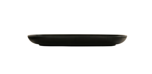 Cal-Mil 24007-10-13 10" Square Melamine Oslo Plate, Black-cityfoodequipment.com