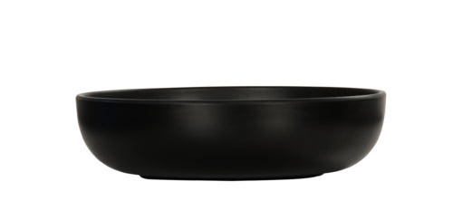 Cal-Mil 24008-8-13 34 oz Round Melamine Coupe Bowl - Black-cityfoodequipment.com
