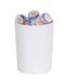 Cal-Mil 24020-5-15 100 oz Round Crock - Melamine, White-cityfoodequipment.com