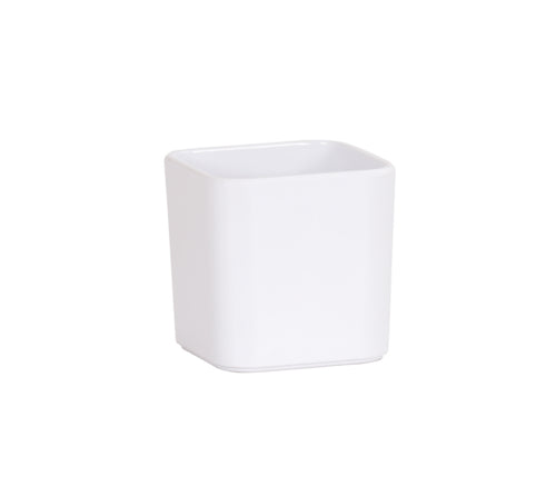 Cal-Mil 24021-4-15 Square 18 oz Condiment Jar - Black-cityfoodequipment.com