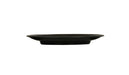 Cal-Mil 24031-11-13 11" Round Melamine Hand Thrown Plate, Black-cityfoodequipment.com