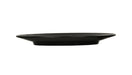 Cal-Mil 24051-9-13 9" Round Melamine Nomi Plate, Black-cityfoodequipment.com