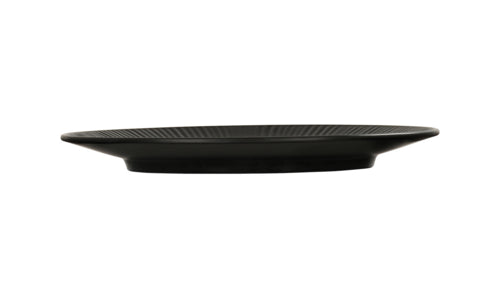 Cal-Mil 24051-9-13 9" Round Melamine Nomi Plate, Black-cityfoodequipment.com