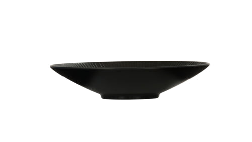 Cal-Mil 24057-10-13 40 oz Round Melamine Serving Bowl - Black-cityfoodequipment.com