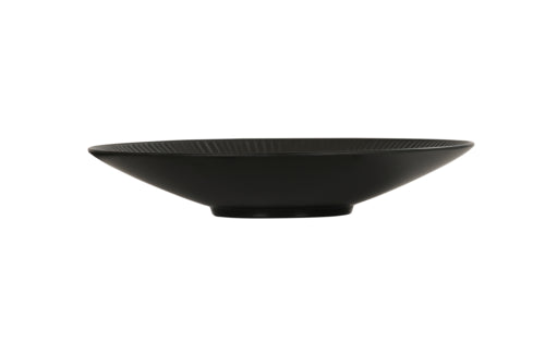 Cal-Mil 24057-14-13 94 oz Round Melamine Serving Bowl - Black-cityfoodequipment.com
